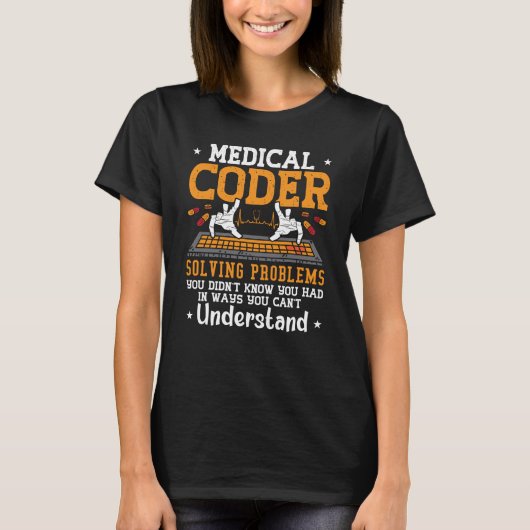 T-shirt Codage de l'assistant Problèmes de résolution de c (Devant)