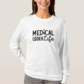 T-shirt Codage de programmateur ICD Assistant Médicale Cod (Devant)