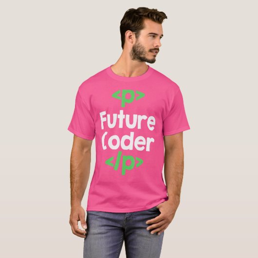 T-shirt Codage de programmation de codage futur (Devant entier)