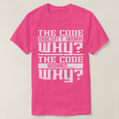 T-shirt Codage du code de programmeur informatique (Design devant)