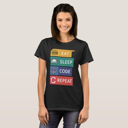 T-shirt Codage du programmeur de Coder amusant Code de som (Devant entier)