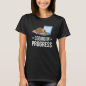 T-shirt Codage En Cours Programmeur Coder Ordinateur Nerd (Devant)