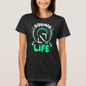 T-shirt Codage Est Un Programmeur De Vie Coder Code Dit (Devant)