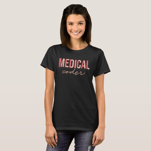 T-shirt Codage Médicale Coder Médicale (Devant entier)