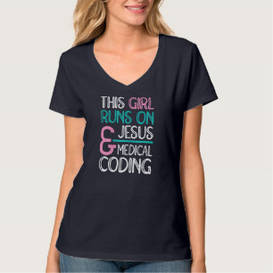 T-shirt Codage Médicale et Jésus Coder Médicale