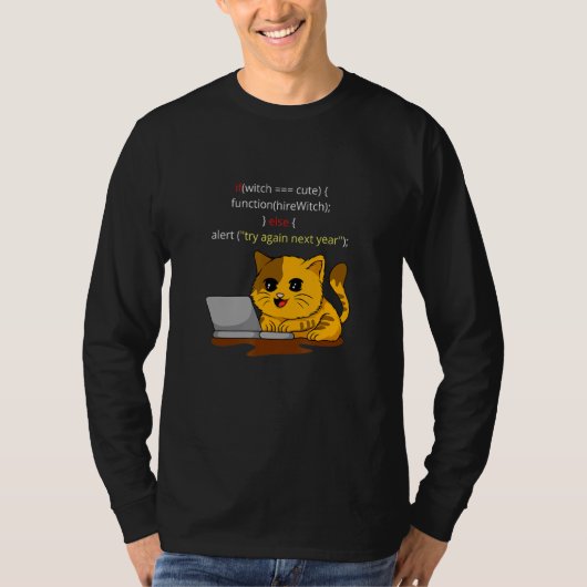 T-shirt Codage Ordinateur Tee Location La Sorcière Si Kitt (Devant)