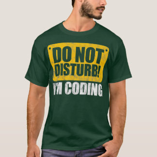 T-shirt Codage Programmer Coder Programmer