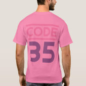 T-shirt Code 35 (Dos)