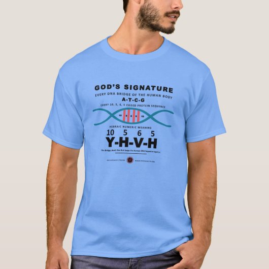 T-shirt Code ADN-YHVH (Devant)