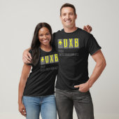 T-shirt Code aéroport Dxb Émirats Arabes Unis (Unisexe)