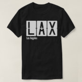 T-shirt Code aéroport LAX de Los Angeles (Design devant)