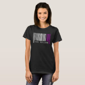T-shirt Code-Barre Asexuel Fierté Vous Appartenez Ally mig (Devant entier)