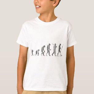 T-shirt CODE BARRE ÉVOLUTION modèle de code-barres Darwin
