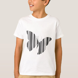 T-shirt CODE BARRE PAPILLON Motif Papillons Design