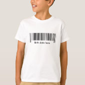 T-shirt Code barres (Devant)