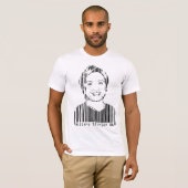 T-shirt Code barres de Hillary Clinton (Devant entier)
