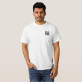 T-SHIRT CODE BARRES DE KOF AVEC LE DOS (Devant entier)