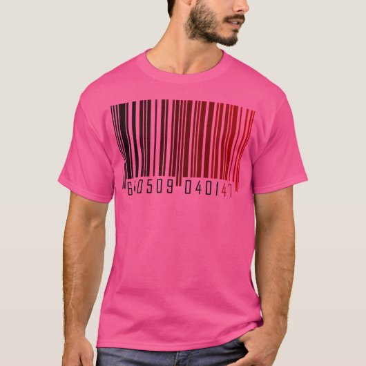 T-shirt Code-barres de l'agent 47 (Devant)