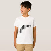 T-shirt Code-barres de pistolet Conception de modèle de co (Devant entier)