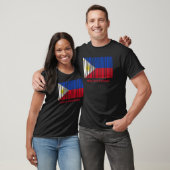 T-shirt Code-barres drapeau Philippines Fabriqué aux Phili (Unisexe)