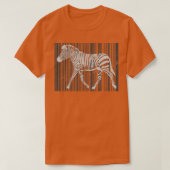 T-shirt Code-barres Funny Zebra (Design devant)