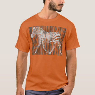 T-shirt Code-barres Funny Zebra