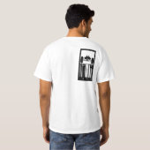 T-shirt code barres noir (Dos entier)