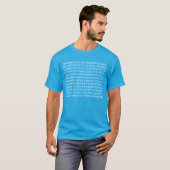 T-SHIRT CODE BINAIRE AVEC MESSAGE GEEK (Devant entier)
