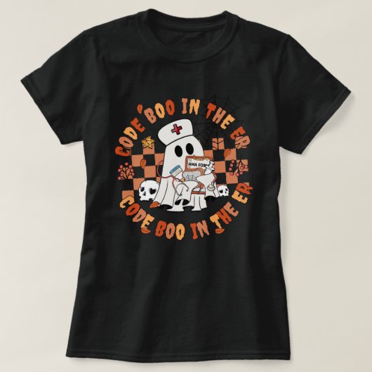 T-shirt Code Boo Dans La Chemise Er (Design devant)