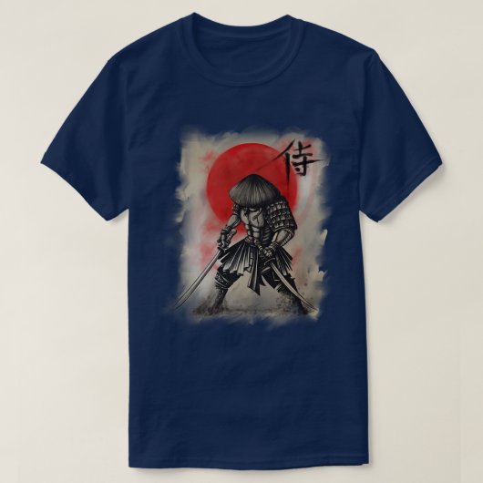 T-shirt Code Bushido Samurai Japon (Design devant)