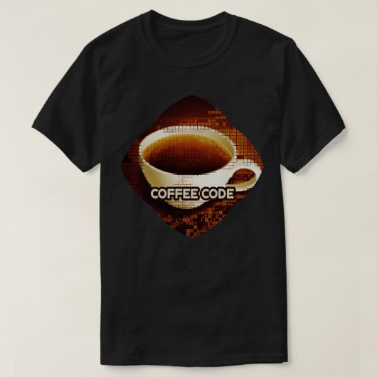 T-shirt Code café (Design devant)
