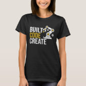 T-shirt Code construit créer automatisation Programmation (Devant)