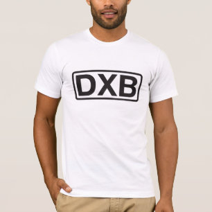T-shirt Code d'aéroport international de Dubaï