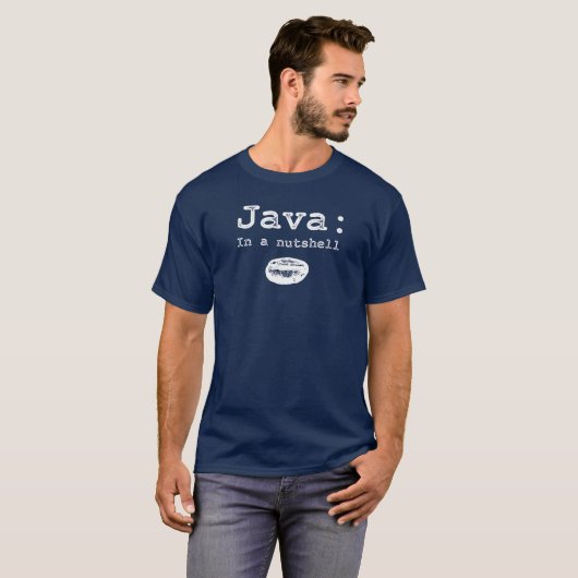 T-shirt Code de Java de programmeur de promoteur (Devant entier)