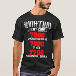 T-shirt Code de la chèvre de l'aviation ATC Pilote exploit