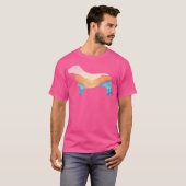 T-shirt Code de l'aéroport Bgy Milan Italie (Devant entier)