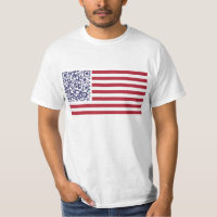 Code de l'hymne national QR de drapeau américain