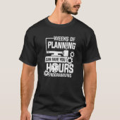 T-shirt Code De Programmation Pour Un Programmeur (Devant)