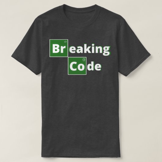 T-shirt Code de rupture (Design devant)