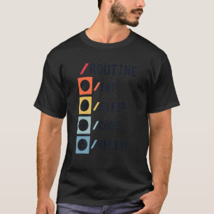 T-shirt Code de sommeil de consommation courante Reproduir