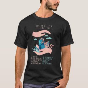 T-shirt Code de textos des seniors Grand-parents Vieux-Peu