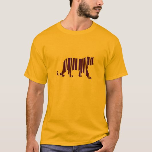 T-shirt Code de tigre (Devant)