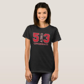 T-shirt Code de zone 513 Cincy centre-ville Cincinnati Ohi (Devant entier)