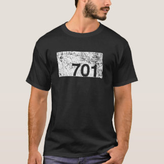 T-shirt Code de zone du Dakota du Nord 701 Cadeau souvenir