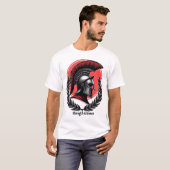 T-shirt Code du guerrier : La force et l'honneur (Devant entier)