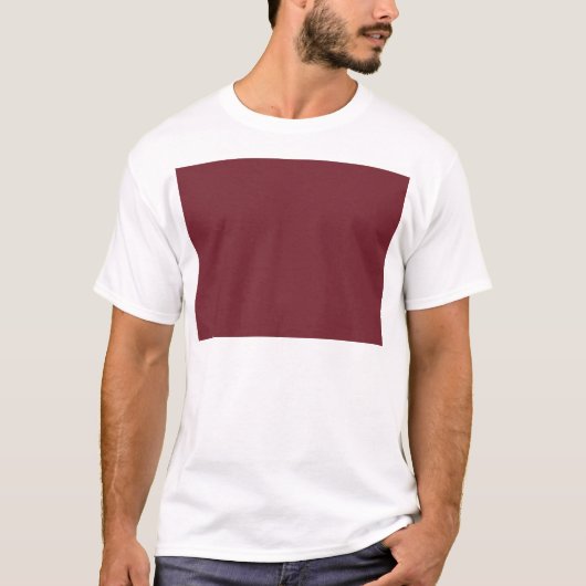 T-shirt Code hexadécimal du vin 74242F (Devant)