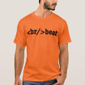T-shirt code HTML breakbeat (Devant)