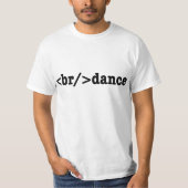 T-shirt code HTML de rupture (Devant)