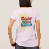 T-shirt Code intérêt ouvert (Dos)