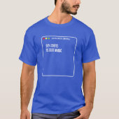 T-shirt Code Magique de Programmeur Drôle - Nom Personnali (Devant)